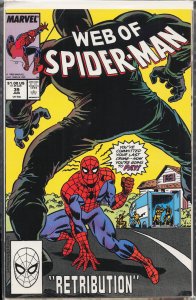 Web of Spider-Man #39 Direct Edition (1988) Spider-Man