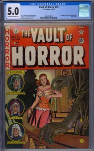 VAULT OF HORROR #23 CGC 5.0 GRAHAM INGELS PHOTO BIO JOHNNY CRAIG PRE-CODE HORROR