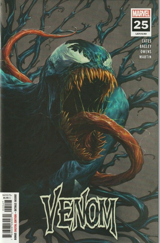 Venom  25 Dave Rapoza Variant 2nd Printing Cover NM Marvel 2018 Series