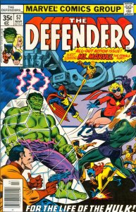 Defenders, The #57 FN ; Marvel | March 1978 Ms. Marvel
