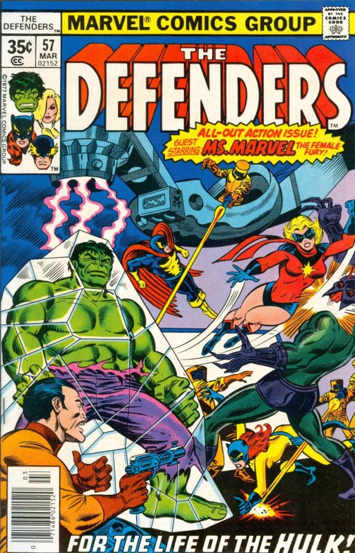 Defenders, The #57 FN ; Marvel | March 1978 Ms. Marvel