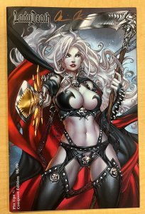 Lady Death Pin Ups #1 Conquest Edition Paolo Pantalena  /99 Swarovski Crystals