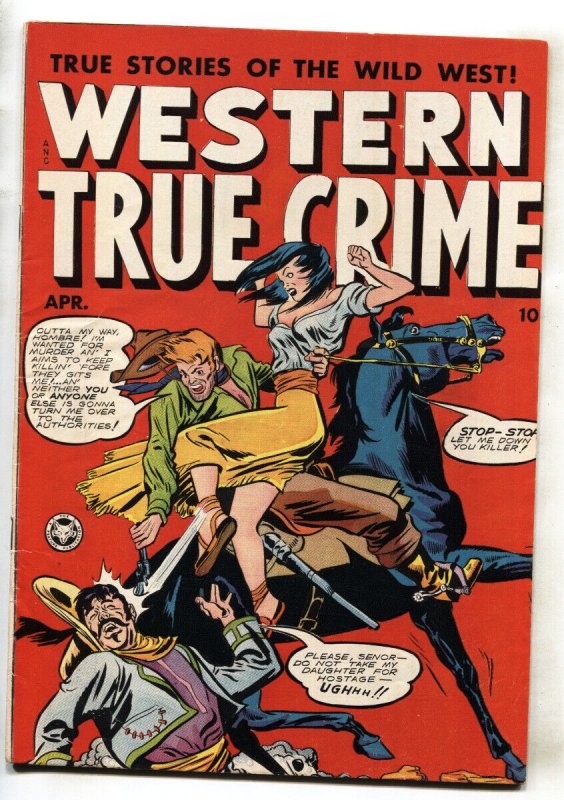 Western True Crime #5 1949-Fox-Good Girl art cover-Golden-Age comic book