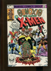 OBNOXIO THE CLOWN #1 (9.2) SOMETHING SLIMEY THIS WAY COMES!! 1983