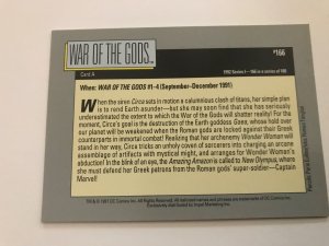 WAR OF THE GODS #166 card : 1992 DC Universe Series 1, NM/M, Impel, Shazam