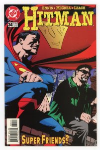 Hitman #34 Garth Ennis Superman NM-