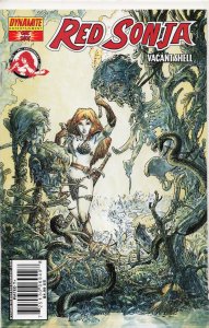 Red Sonja: Vacant Shell Variant Cover (2007) Red Sonja