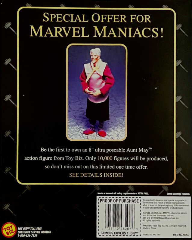 Thor Famous Covers Series Action Figure (1997) NIB