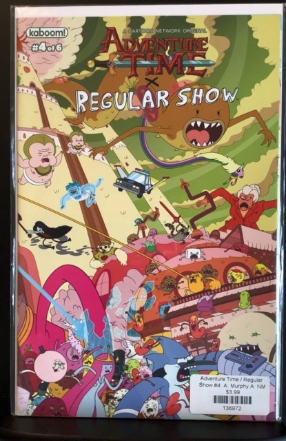 adventure time and regular show comics