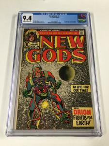 New Gods 1 Cgc 9.4 Ow/w Pages 1st First Orion Metron Dc Comics
