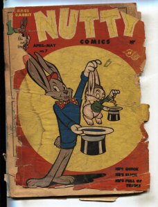 NUTTY #7--1948--RAGS RABBIT--HARVEY COMICS--Golden-Age--comic book