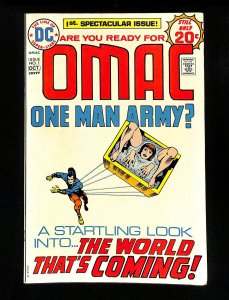 Omac #1 1st Appearance Origin Omac! Jack Kirby Mike Royer!