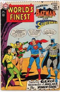 World's Finest Comics #164 (1967) Superman and Batman and Robin