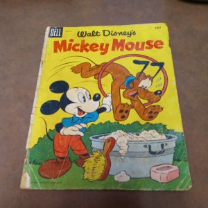 Mickey Mouse 5 Issue Bronze Silver Age Gold Key Comics Lot Run Set Collection