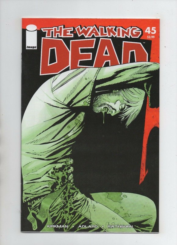 Walking Dead #45 - Rick Wounded Cover - (9.2) 2007