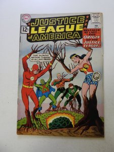 Justice League of America #9 (1962) Justice League origin VG+ condition