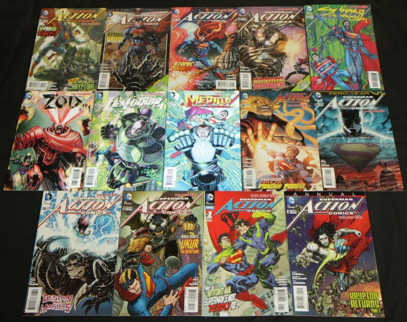 Modern DC ACTION COMICS VOL. 2 34  Comic Lot Superman VF/NM