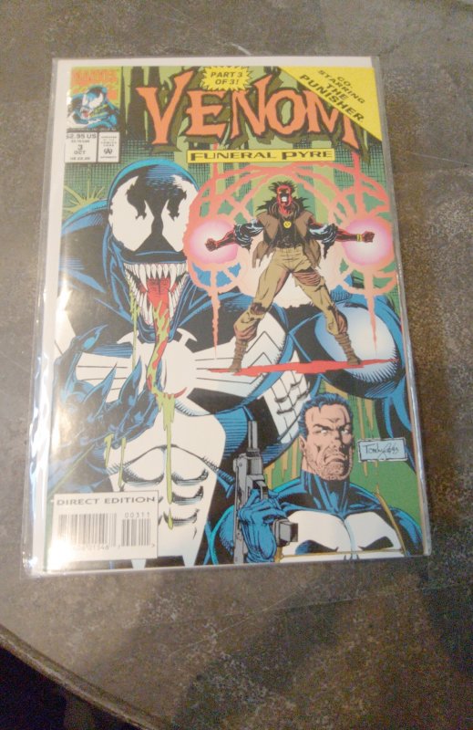 Venom: Funeral Pyre #3 Newsstand Edition (1993)