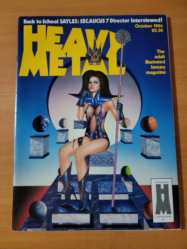 Heavy Metal October 1984 ~ NEAR MINT NM ~ illustrated Magazine