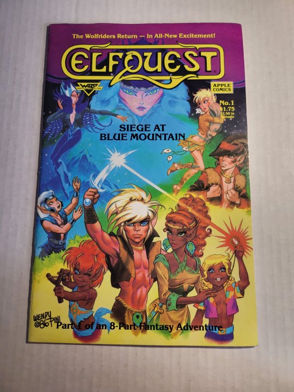 ElfQuest: Siege at Blue Mountain #1 through 8 (1987) Complete