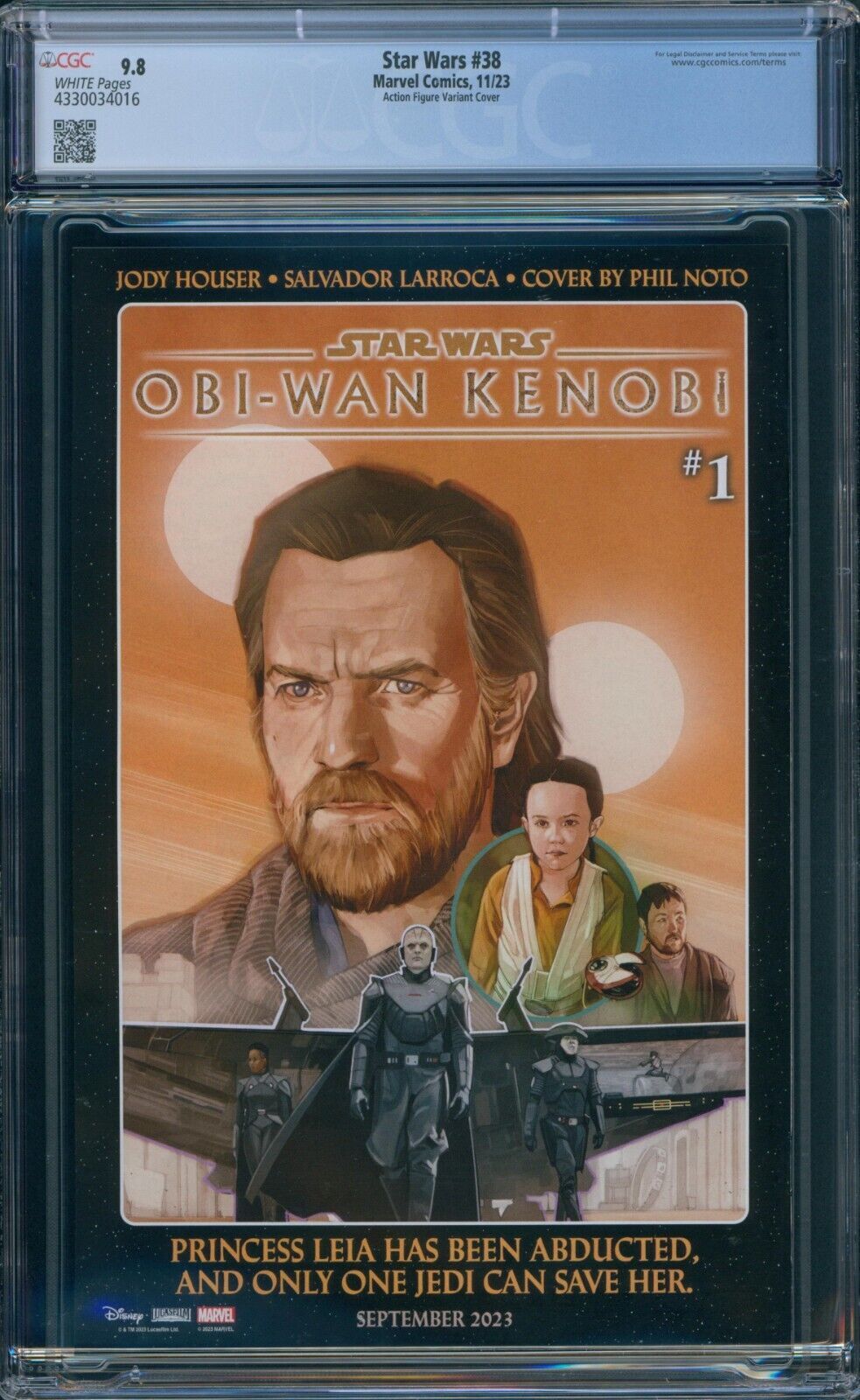 Star Wars #38 CGC 9.8 JTC Battle Droid Action Figure Variant Marvel ...