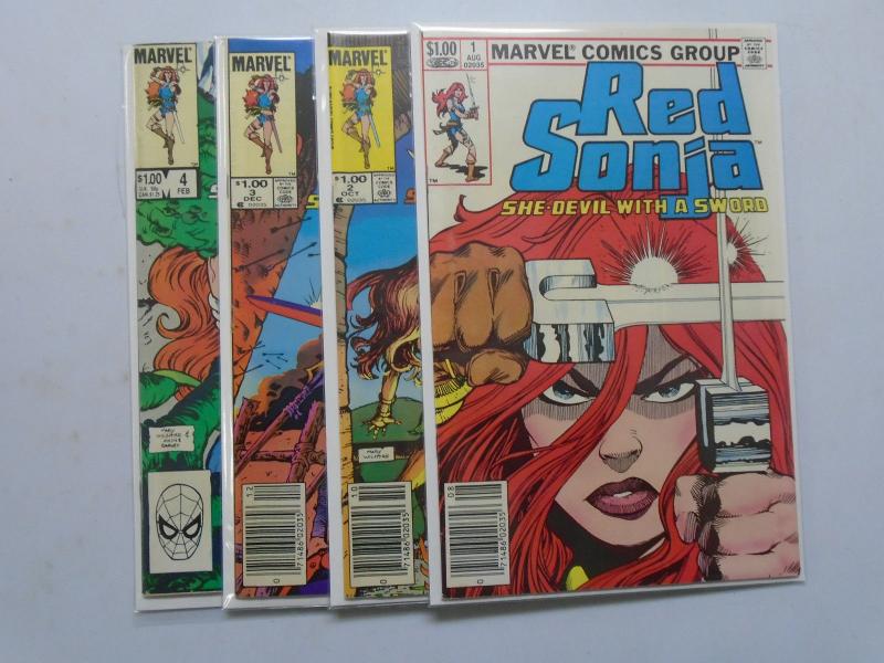 Red Sonja | Marvel (3rd Series) Set:#1-4, 6.0 (1984)