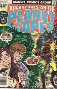 Adventures On the Planet of the Apes #7 VG ; Marvel | low grade comic
