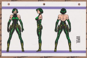 Official Handbook of the Marvel Universe Sheet- Viper