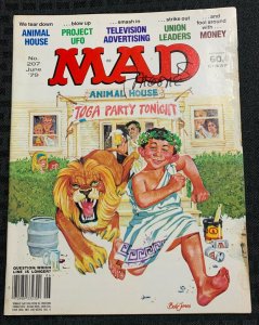 1979 MAD Magazine #207 VG- 3.5 SIGNED by Sergio Aragones w/ COA / Fisherman