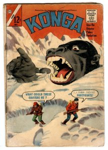 Konga #12 Steve Ditko  May 1963 Charlton Comics-Kobi the Hunter-Giant Ape Kong