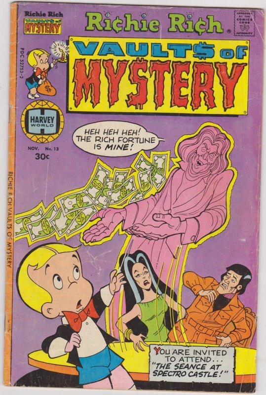 Richie Rich Vaults of Mystery #13