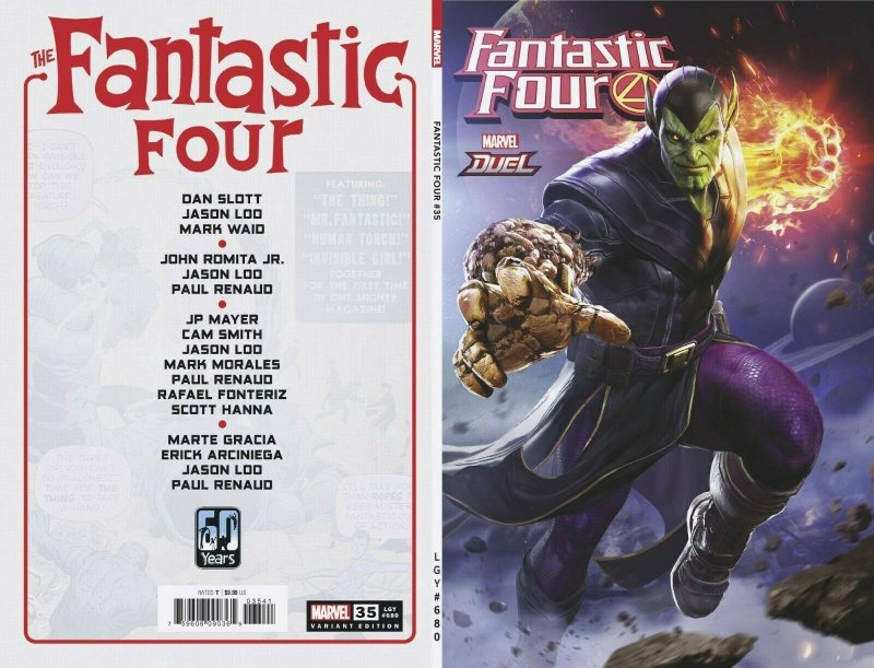 Fantastic Four # 35 Marvel Game Variant Cover NM Marvel  [B8]