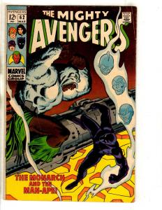 Avengers # 62 FN Marvel Comic Book Silver Age Wasp Hulk Thor Iron Man TW64