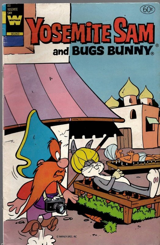 Yosemite Sam and Bugs Bunny #80 VINTAGE 1983 Whitman Comics Looney Tunes