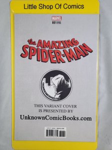 Amazing Spider-Man #801 Tyler Kirkham Unknown Comics Variant 2018 Marvel Comics