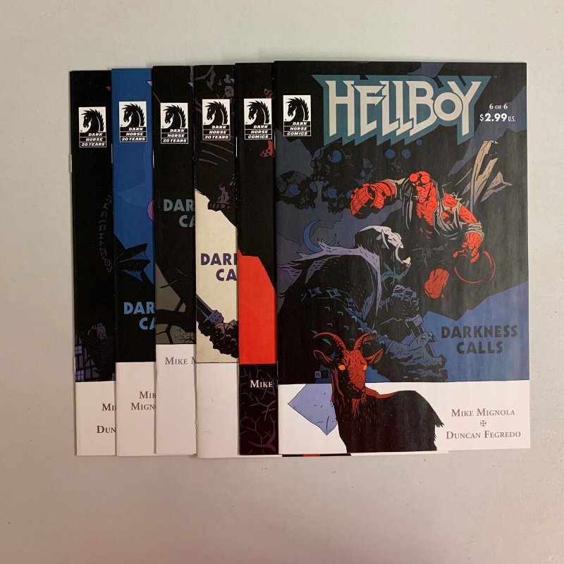 Hellboy Darkness Calls #1-6 Set (Dark Horse 2007) Mike Mignola (9.0+) 