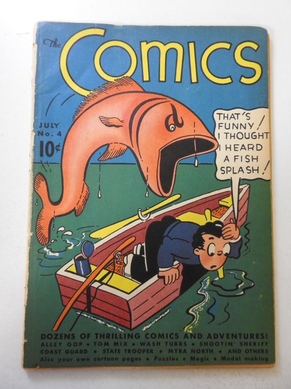 The Comics #4 (1937) GD- Condition see desc