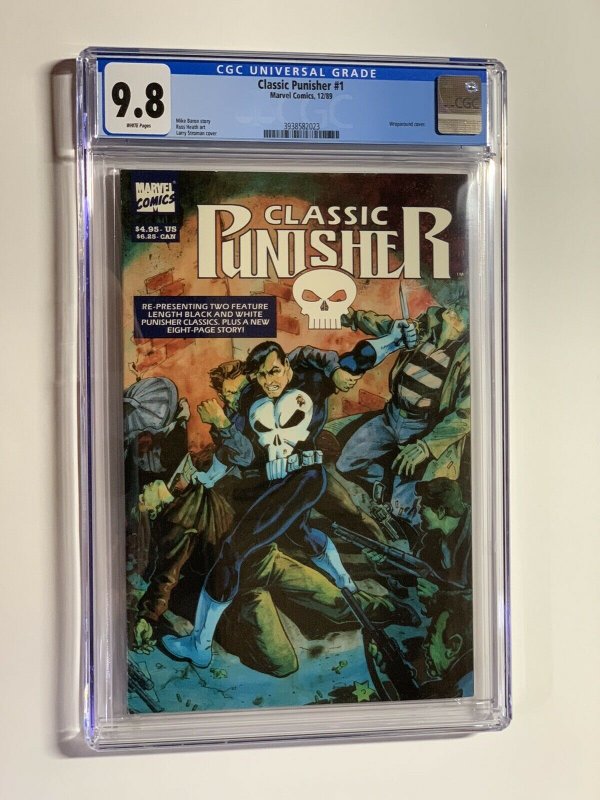 classic Punisher 1 CGC 9.8 WP Newsstand Edition Marvel 1989