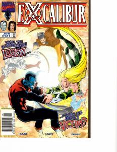 Lot Of 2 Marvel Comic Book Wolverine Punisher #1 and Excalibur #121 KS11