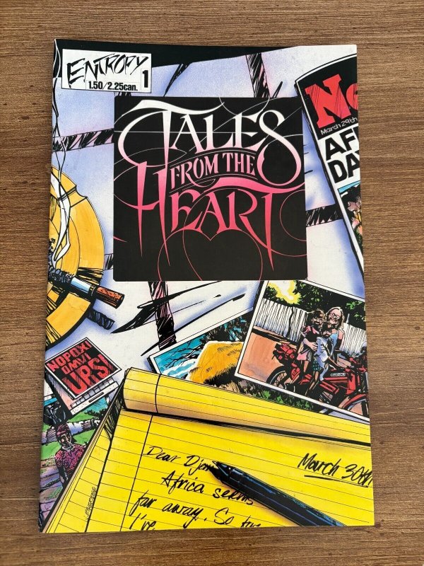 Tales From The Heart # 1 VF/NM Entropy Comic Book  22 J270