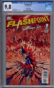 FLASHPOINT #1 CGC 9.8 1ST THOMAS WAYNE AS BATMAN 2ND SECOND PRINTING