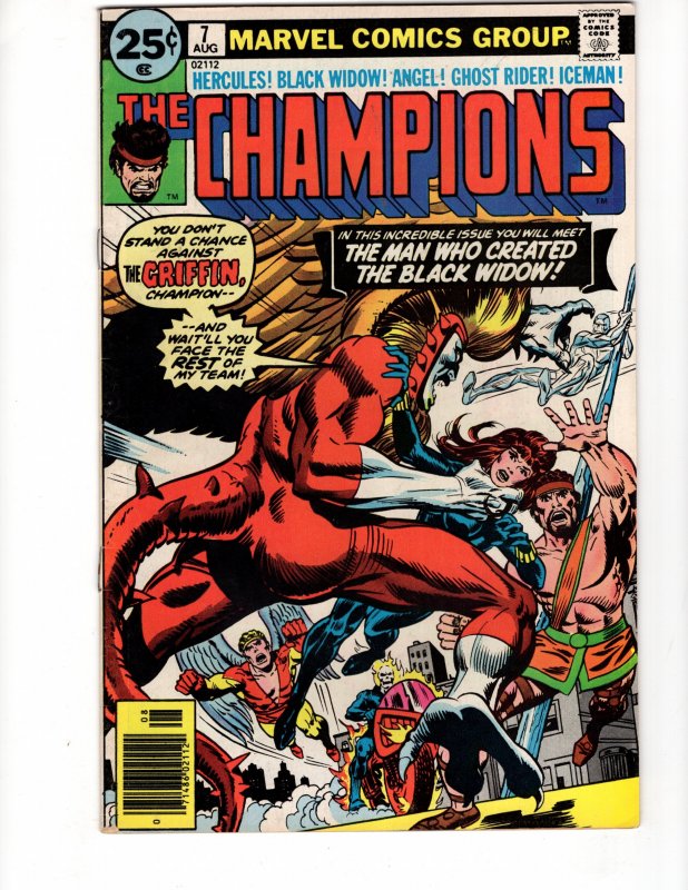 The Champions #7 Bronze Age Mighty Marvel !!!