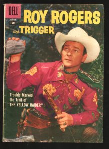 Roy Rogers and Trigger #116 1957-photo cover-Trigger solo story- Dell-VG-