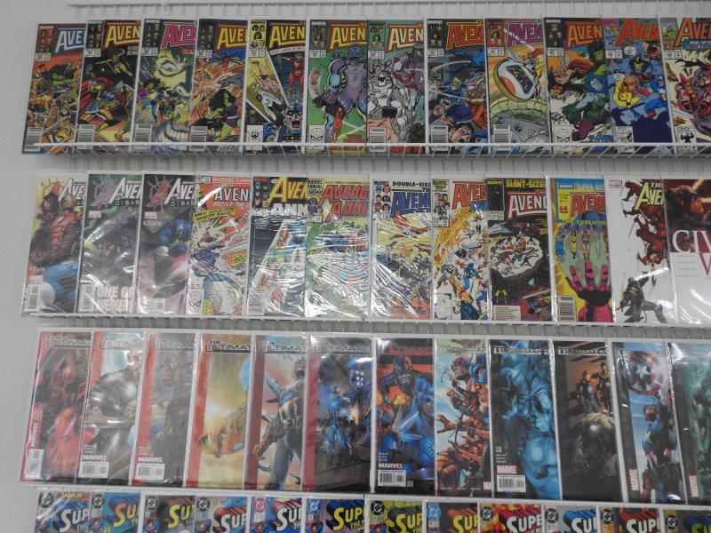 Huge Lot 150+ Comics W/ Civil War, Avengers, Superman+ Avg VF- Condition!