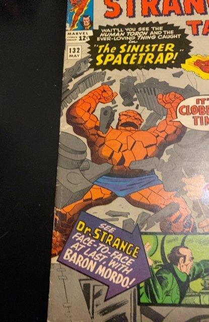 Strange Tales #132 (1965) thing/Human torch/ Dr strange