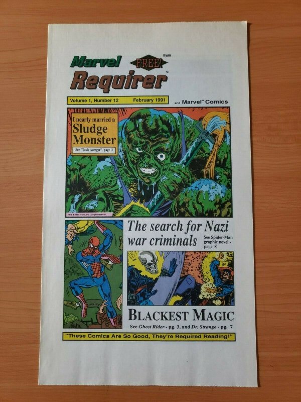 Marvel Requirer #12 Promo Spider-Man ~ NEAR MINT NM ~ 1991 Marvel Comics