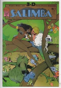 SALIMBA 3-D #1, VF, Paul Chadwick, BlackThorne, 1986, NO glasses