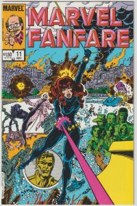 Marvel Fanfare #11 (Nov 1983, Marvel), VFN-NM condition (9.0), Black Widow stars