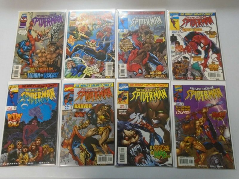 Spectacular Spider-Man lot 37 different from #204-262 NM (1993-98 1st Series)