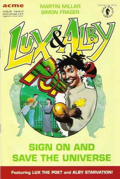 Lux & Alby Sign on and Save the Universe #2 VF/NM; Dark Horse | save on shipping